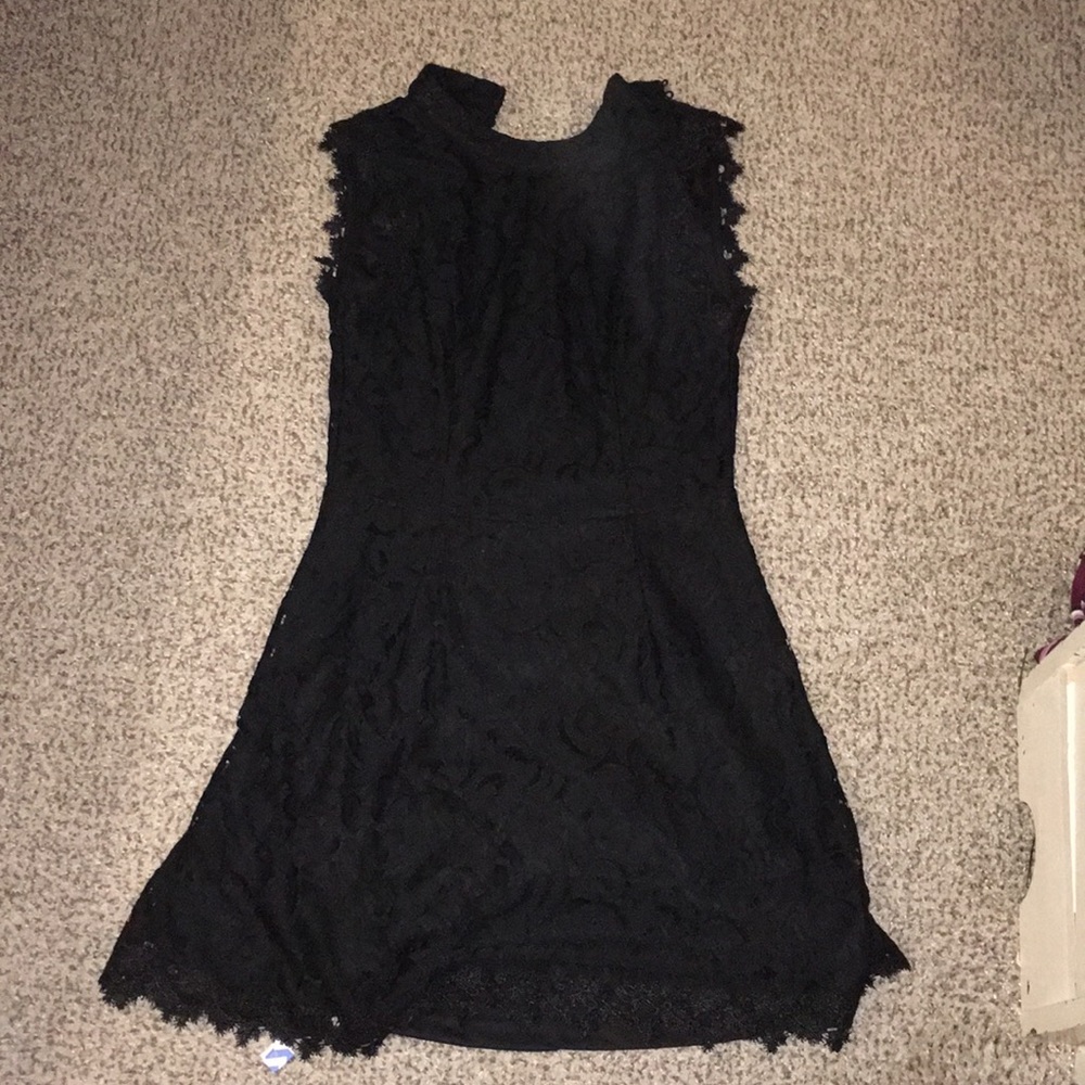 Black lace dress w/ cut out back